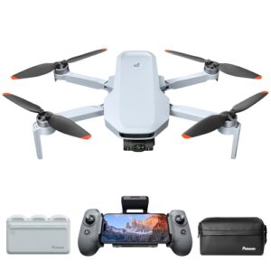 Potensic ATOM 2 Drone avec Caméra, Photo 8K, Vidéo 4K HDR avec Gimbal à 3 Axes, Moins de 249 g, Transmission 10 km, AI Suivi/AI Nuit/Prise de Vue Verticale/QuickShots, Fly More Combo(96 Min de Vol)