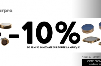 Promo sur les filtres Polarpro -10% chez DIGIT-PHOTO